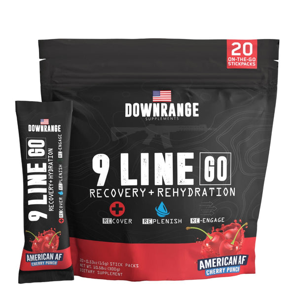 9 LINE GO | RECOVERY + HYDRATION - DownRange Supplements